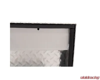Weather Guard 56in Low Profile Lo-Side Box, Aluminum, Clear, 4.0 cu ft - 178-0-04