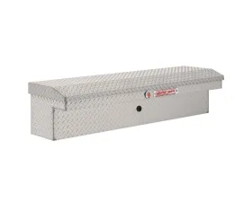 Weather Guard 56in Low Profile Lo-Side Box, Aluminum, Clear, 4.0 cu ft