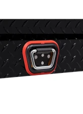 Weather Guard 56in Low Profile Lo-Side Box, Aluminum, Gloss Black, 4.0 cu ft                                     - 178-5-04 - Image 12