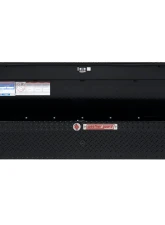 Weather Guard 56in Low Profile Lo-Side Box, Aluminum, Gloss Black, 4.0 cu ft                                     - 178-5-04 - Image 15