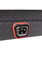 Weather Guard 56in Low Profile Lo-Side Box, Aluminum, Gloss Black, 4.0 cu ft                                     - 178-5-04 - Image 11