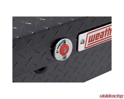 Weather Guard 56in Low Profile Lo-Side Box, Aluminum, Gunmetal Gray, 4.0 cu ft - 178-6-04