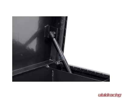 Weather Guard 56in Low Profile Lo-Side Box, Aluminum, Gunmetal Gray, 4.0 cu ft - 178-6-04