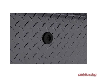 Weather Guard 56in Low Profile Lo-Side Box, Aluminum, Gunmetal Gray, 4.0 cu ft - 178-6-04