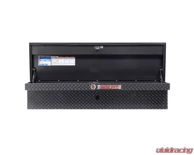 Weather Guard 56in Low Profile Lo-Side Box, Aluminum, Gunmetal Gray, 4.0 cu ft - 178-6-04