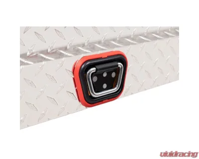 Weather Guard 41in Low Profile Lo-Side Box, Aluminum, Clear, 3.0 cu ft - 180-0-04