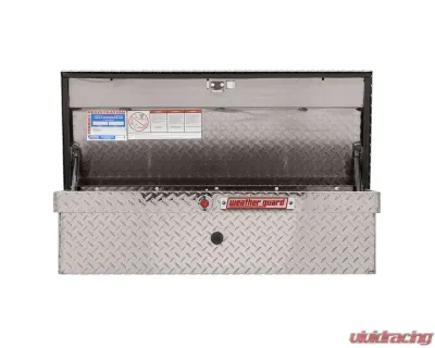 Weather Guard 41in Low Profile Lo-Side Box, Aluminum, Clear, 3.0 cu ft - 180-0-04