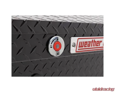 Weather Guard 41in Low Profile Lo-Side Box, Aluminum, Gloss Black, 3.0 cu ft - 180-5-04