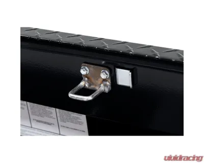 Weather Guard 41in Low Profile Lo-Side Box, Aluminum, Gloss Black, 3.0 cu ft - 180-5-04