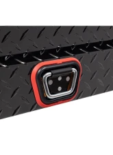 Weather Guard 41in Low Profile Lo-Side Box, Aluminum, Gloss Black, 3.0 cu ft                                     - 180-5-04 - Image 10