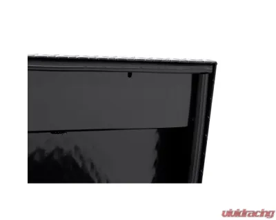 Weather Guard 41in Low Profile Lo-Side Box, Aluminum, Gloss Black, 3.0 cu ft - 180-5-04