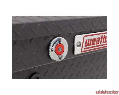 Weather Guard 41in Low Profile Lo-Side Box, Aluminum, Textured Matte Black, 3.0 cu ft - 180-52-04