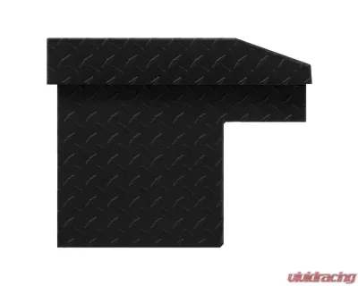 Weather Guard 41in Low Profile Lo-Side Box, Aluminum, Textured Matte Black, 3.0 cu ft - 180-52-04