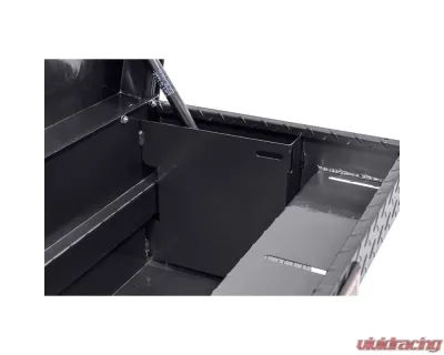 Weather Guard 41in Low Profile Lo-Side Box, Aluminum, Gunmetal Gray, 3.0 cu ft - 180-6-04