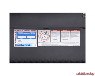 Weather Guard 41in Low Profile Lo-Side Box, Aluminum, Gunmetal Gray, 3.0 cu ft - 180-6-04