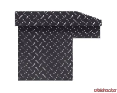 Weather Guard 41in Low Profile Lo-Side Box, Aluminum, Gunmetal Gray, 3.0 cu ft - 180-6-04