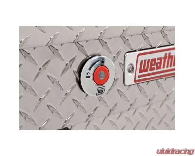 Weather Guard 41in Lo-Side Box, Aluminum, Clear, 3.0 cu ft - 184-0-04