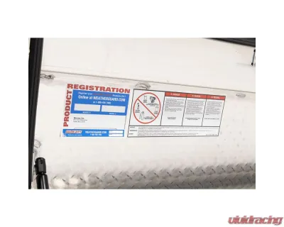 Weather Guard 41in Lo-Side Box, Aluminum, Clear, 3.0 cu ft - 184-0-04