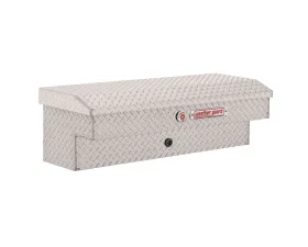 Weather Guard 41in Lo-Side Box, Aluminum, Clear, 3.0 cu ft