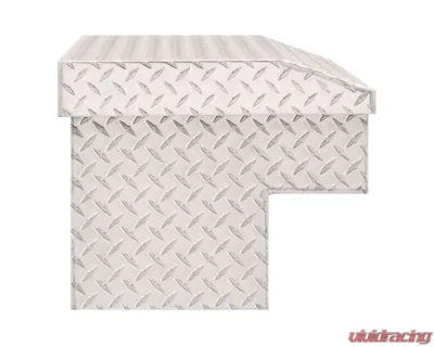 Weather Guard 41in Lo-Side Box, Aluminum, Clear, 3.0 cu ft - 184-0-04