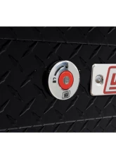 Weather Guard 41in Lo-Side Box, Aluminum, Gloss Black, 3.0 cu ft                                     - 184-5-04 - Image 4