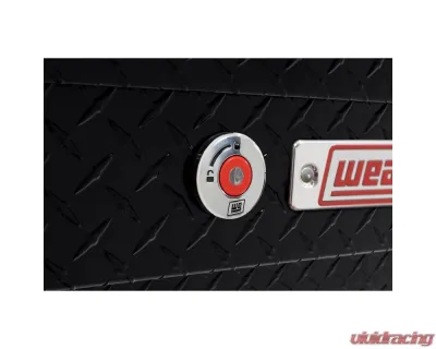 Weather Guard 41in Lo-Side Box, Aluminum, Gloss Black, 3.0 cu ft - 184-5-04