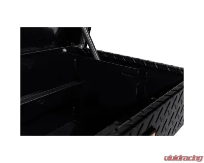 Weather Guard 41in Lo-Side Box, Aluminum, Gloss Black, 3.0 cu ft - 184-5-04