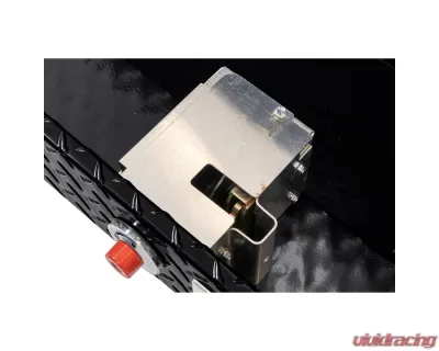 Weather Guard 41in Lo-Side Box, Aluminum, Gloss Black, 3.0 cu ft - 184-5-04