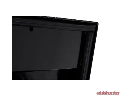 Weather Guard 41in Lo-Side Box, Aluminum, Gloss Black, 3.0 cu ft - 184-5-04