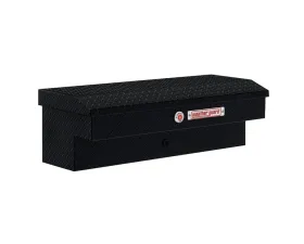 Weather Guard 41in Lo-Side Box, Aluminum, Gloss Black, 3.0 cu ft