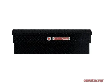 Weather Guard 41in Lo-Side Box, Aluminum, Gloss Black, 3.0 cu ft - 184-5-04
