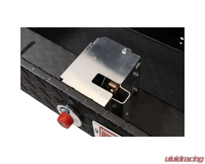 Weather Guard 41in Lo-Side Box, Aluminum, Textured Matte Black, 3.0 cu ft - 184-52-04