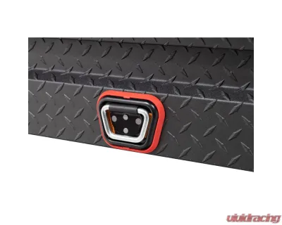 Weather Guard 41in Lo-Side Box, Aluminum, Textured Matte Black, 3.0 cu ft - 184-52-04