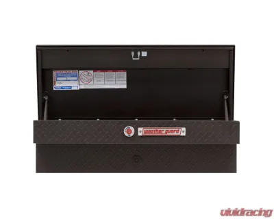 Weather Guard 41in Lo-Side Box, Aluminum, Textured Matte Black, 3.0 cu ft - 184-52-04