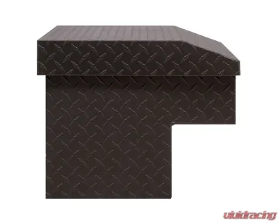 Weather Guard 41in Lo-Side Box, Aluminum, Textured Matte Black, 3.0 cu ft - 184-52-04