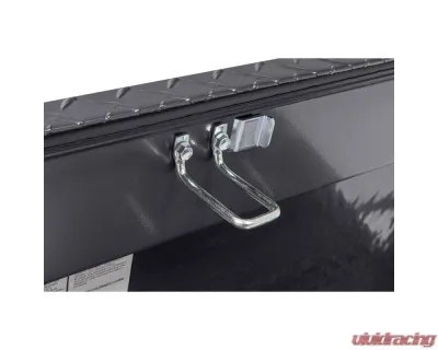 Weather Guard 41in Lo-Side Box, Aluminum, Gunmetal Gray, 3.0 cu ft - 184-6-04