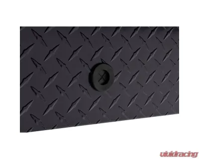 Weather Guard 41in Lo-Side Box, Aluminum, Gunmetal Gray, 3.0 cu ft - 184-6-04