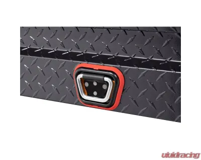 Weather Guard 41in Lo-Side Box, Aluminum, Gunmetal Gray, 3.0 cu ft - 184-6-04