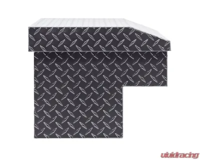 Weather Guard 41in Lo-Side Box, Aluminum, Gunmetal Gray, 3.0 cu ft - 184-6-04