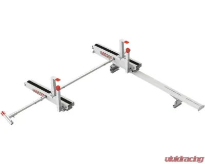 Weather Guard EZGLIDE2 Fixed Drop-Down Compact Vans Short Ladder Dual Drop-down Kit w/ Cross Member - 2267-3-01
