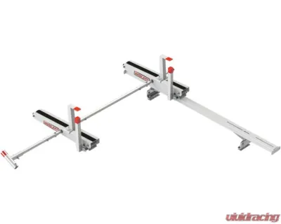 Weather Guard EZGLIDE2 Fixed Drop-Down Full-Size Vans Short Ladder Dual Drop-down Kit w/ Cross Member - 2277-3-01