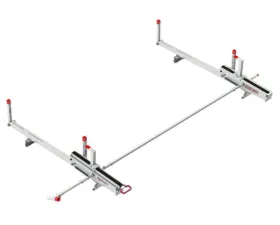 Weather Guard EZGLIDE2 Extended Drop-Down Mid-Roof/High-Roof Van Ladder Rack