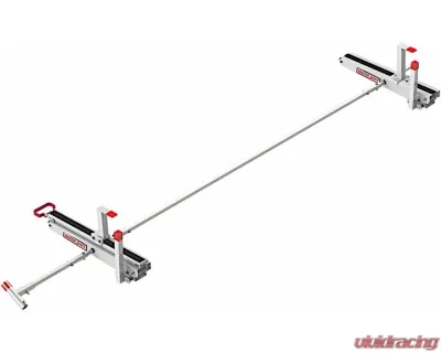Weather Guard EZGLIDE2 Extended Drop-Down Mid-Roof/High-Roof Van Long Ladder Dual Drop-down Kit - 2295-3-01