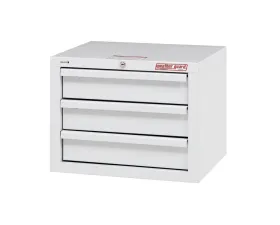 Weather Guard Secure Storage Cabinet, Three (3) Drawer