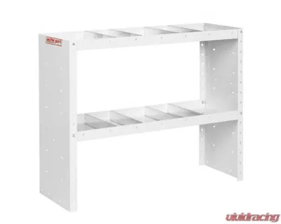 Weather Guard 34in x 42in x 13.5in Heavy Duty Adjustable 2 Shelf Unit - 9334-3-03