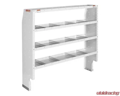 Weather Guard 60in x 60in x 16in Heavy Duty Adjustable 4 Shelf Unit - 9366-3-03