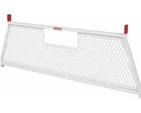 Weather Guard White Steel Protect-A-Rail Headache Rack