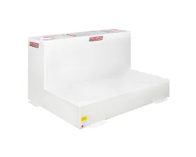Weather Guard 110 Gallon White Steel L-Shape Transfer Tank