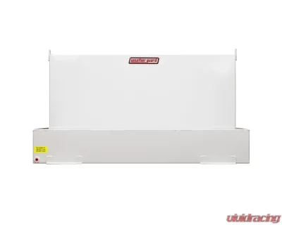Weather Guard 110 Gallon White Steel L-Shape Transfer Tank - 362-3-02