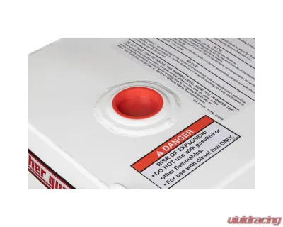 Weather Guard 110 Gallon White Steel L-Shape Transfer Tank - 362-3-02